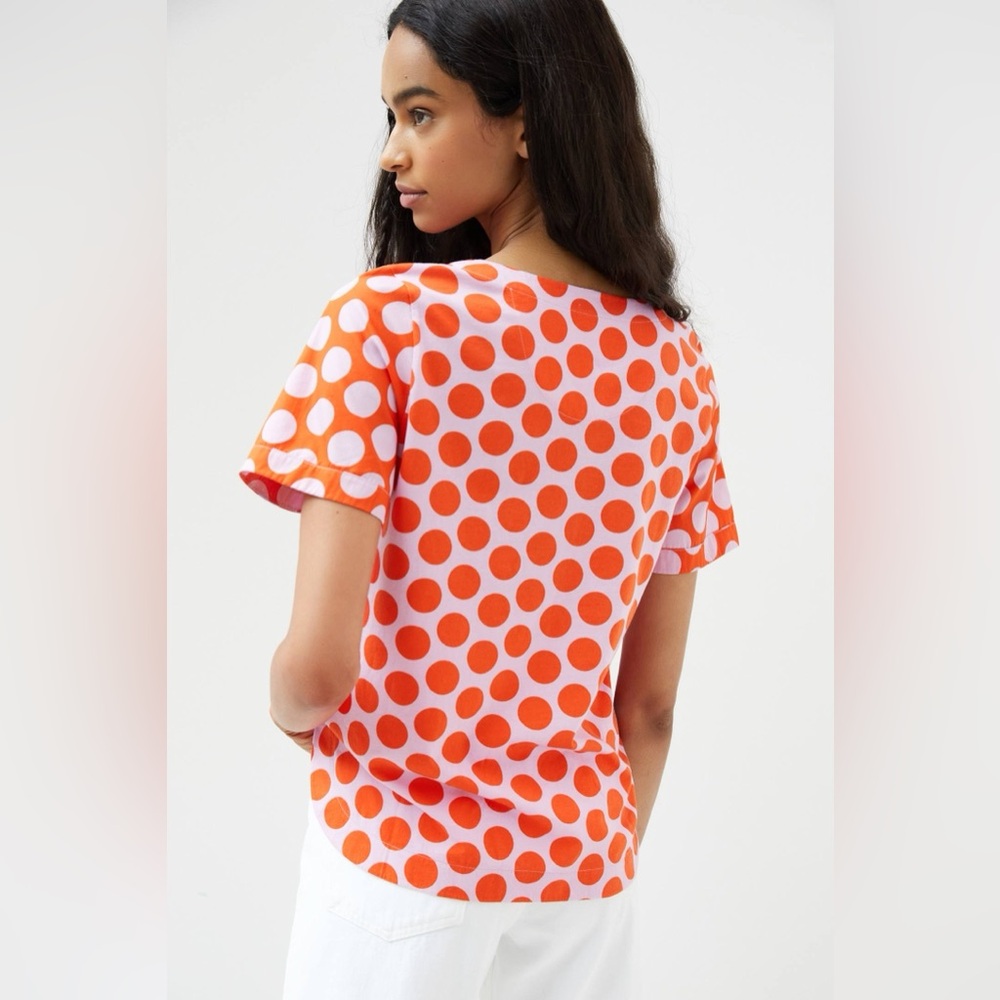 Maeve Classic Polka Dot Tee - Picture 2 of 6